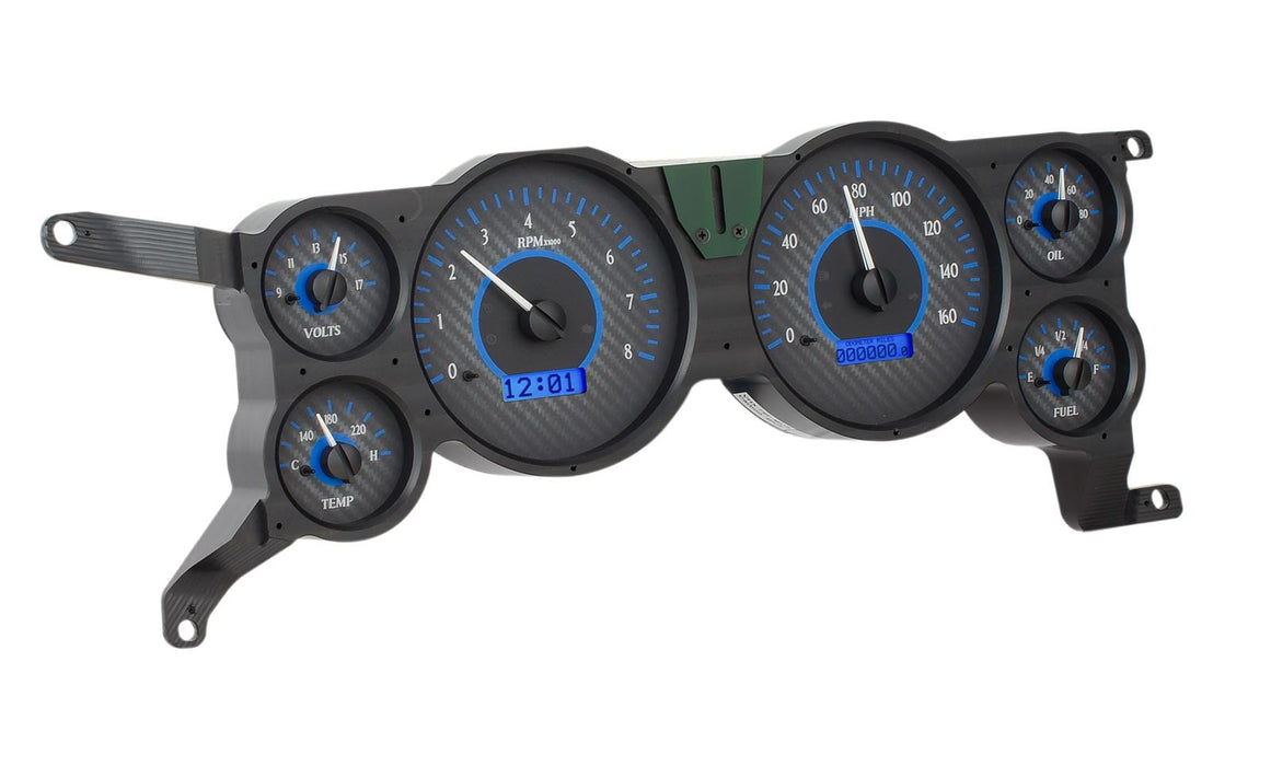 Dakota Digital Dakota Digital VHX Series Direct-Fit Analog Gauge Systems VHX-79F-MUS-C-B Autofit
