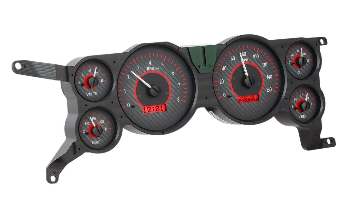 Dakota Digital Dakota Digital VHX Series Direct-Fit Analog Gauge Systems VHX-79F-MUS-C-R Autofit