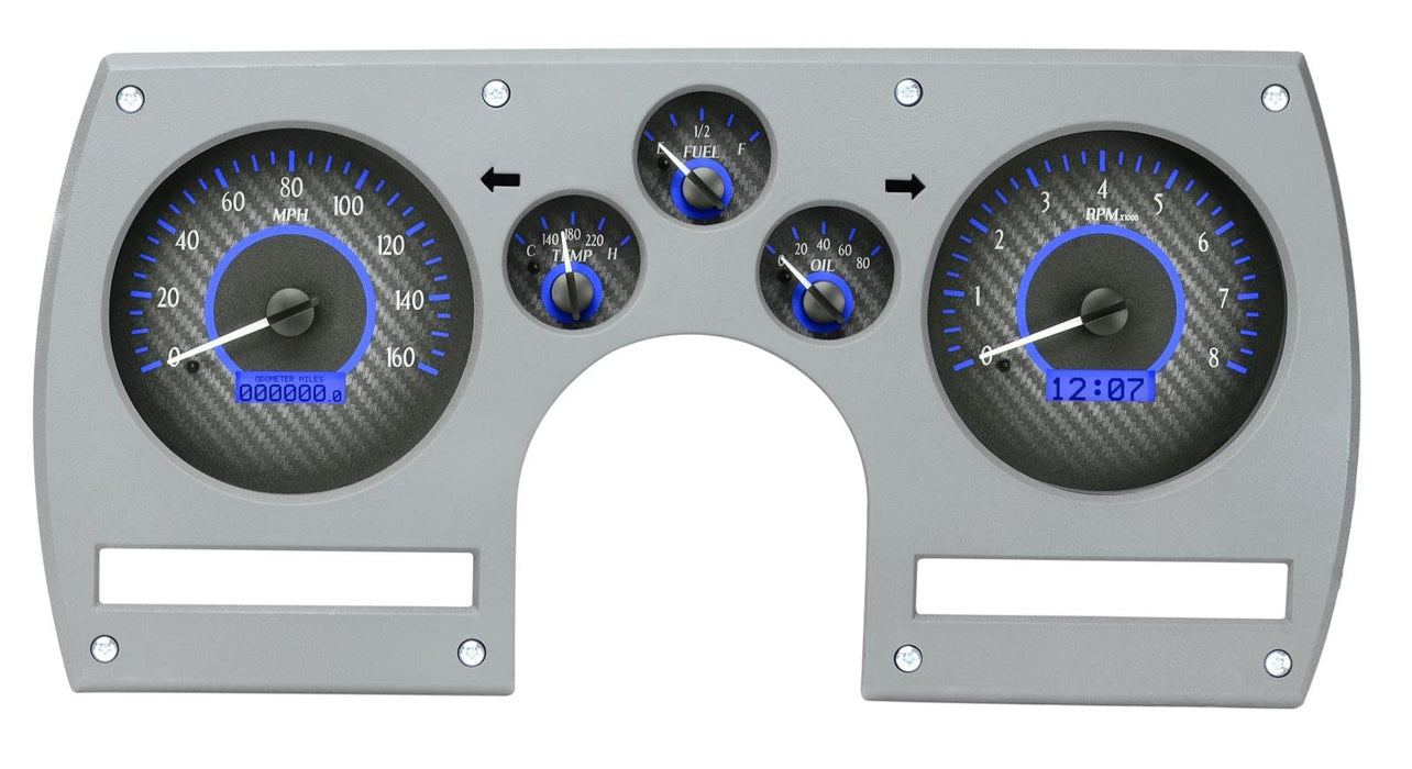 Dakota Digital Dakota Digital VHX Series Direct-Fit Analog Gauge Systems VHX-82C-CAM-C-B Autofit
