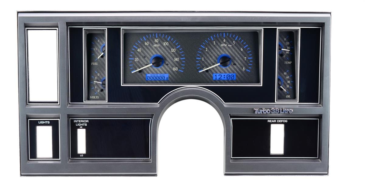 Dakota Digital Dakota Digital VHX Series Direct-Fit Analog Gauge Systems VHX-84B-REG-C-B Autofit