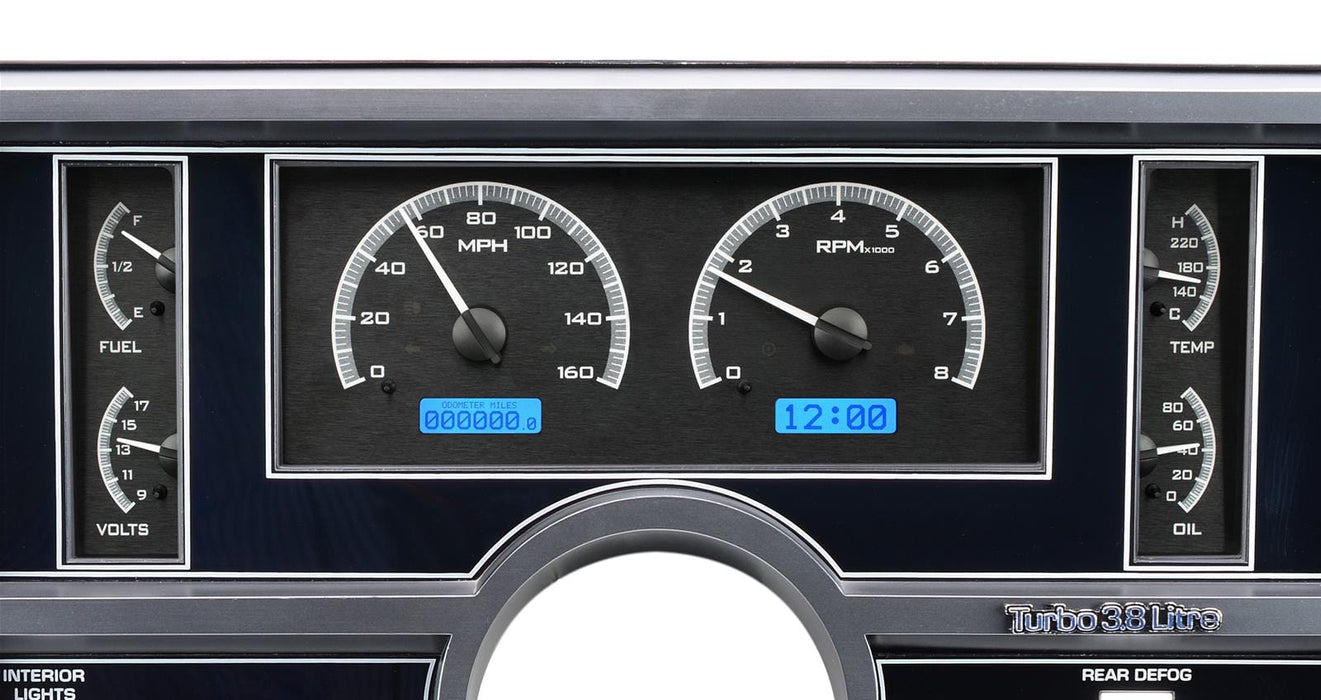 Dakota Digital Dakota Digital VHX Series Direct-Fit Analog Gauge Systems VHX-84B-REG-K-R Autofit