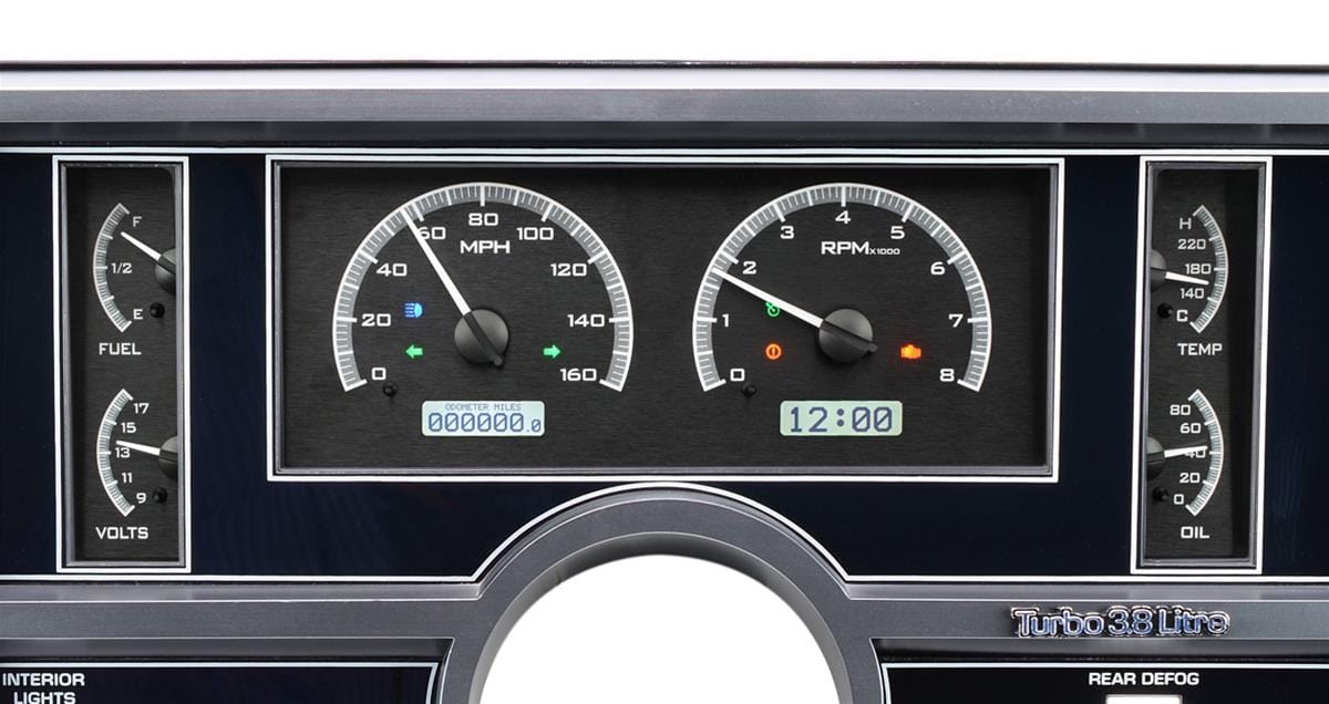 Dakota Digital Dakota Digital VHX Series Direct-Fit Analog Gauge Systems VHX-84B-REG-K-W Autofit