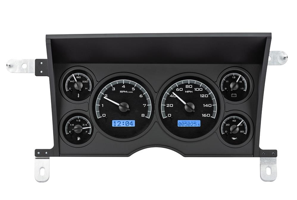 Dakota Digital Dakota Digital VHX Series Direct-Fit Analog Gauge Systems VHX-86C-S10-K-B Autofit