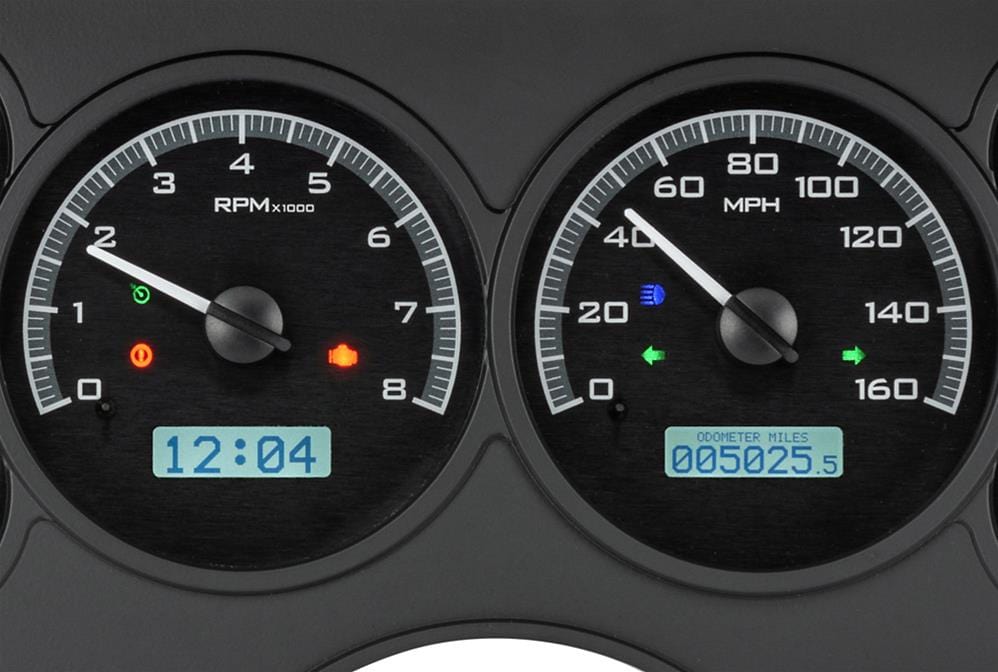 Dakota Digital Dakota Digital VHX Series Direct-Fit Analog Gauge Systems VHX-86C-S10-K-W Autofit