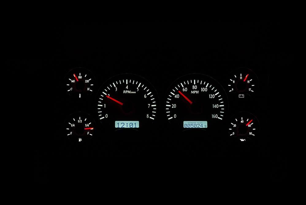 Dakota Digital Dakota Digital VHX Series Direct-Fit Analog Gauge Systems VHX-86C-S10-S-W Autofit