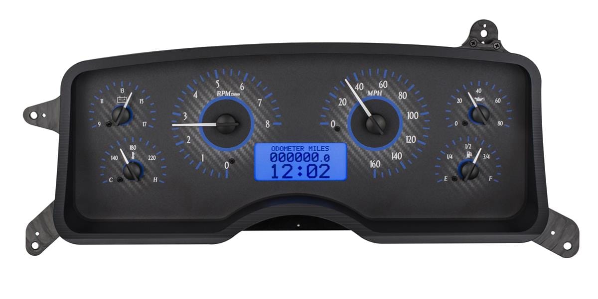 Dakota Digital Dakota Digital VHX Series Direct-Fit Analog Gauge Systems VHX-87F-MUS-C-B Autofit