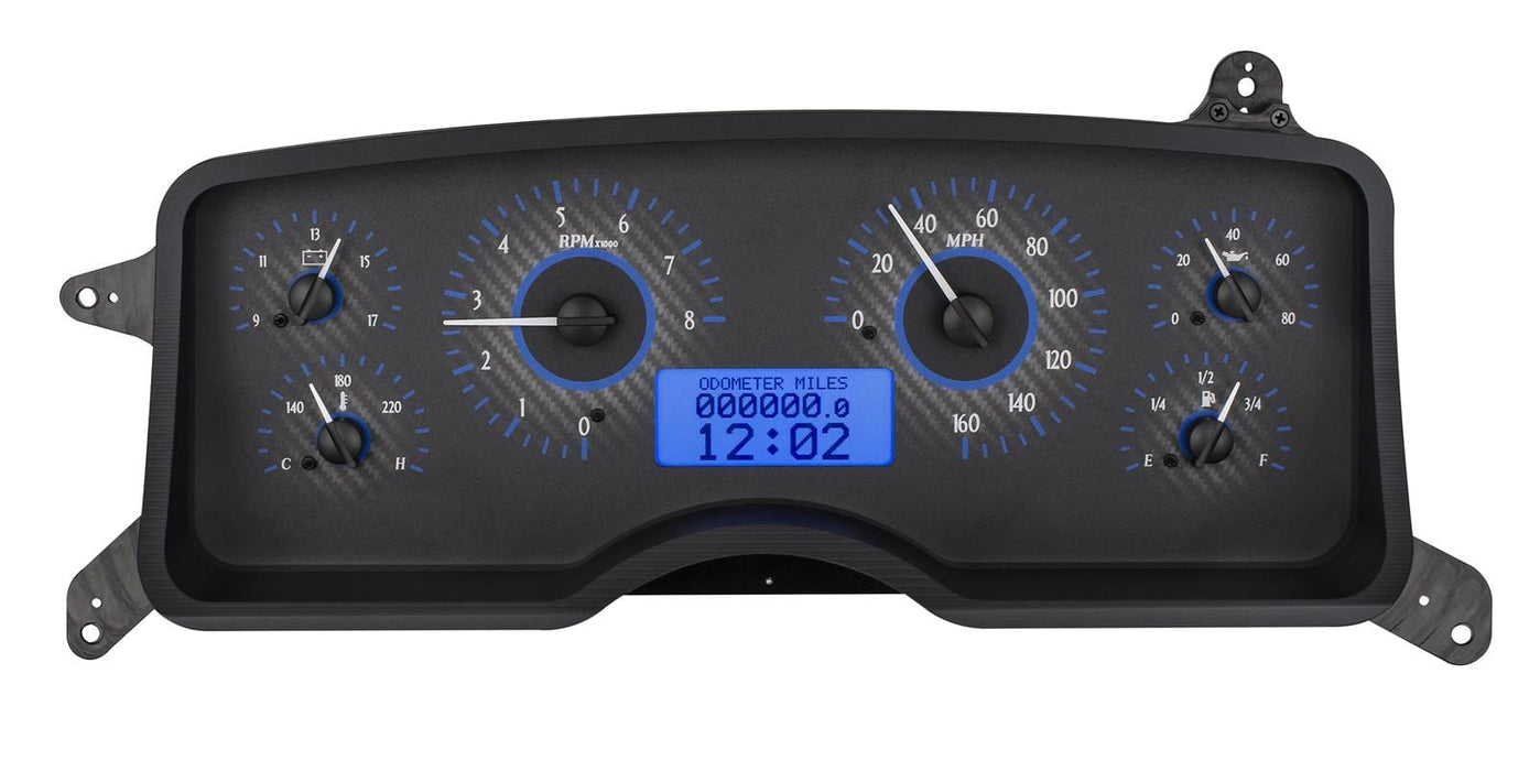 Dakota Digital Dakota Digital VHX Series Direct-Fit Analog Gauge Systems VHX-87F-MUS-C-B Autofit