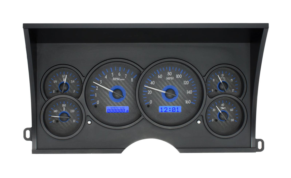 Dakota Digital Dakota Digital VHX Series Direct-Fit Analog Gauge Systems VHX-88C-PU-C-B Autofit
