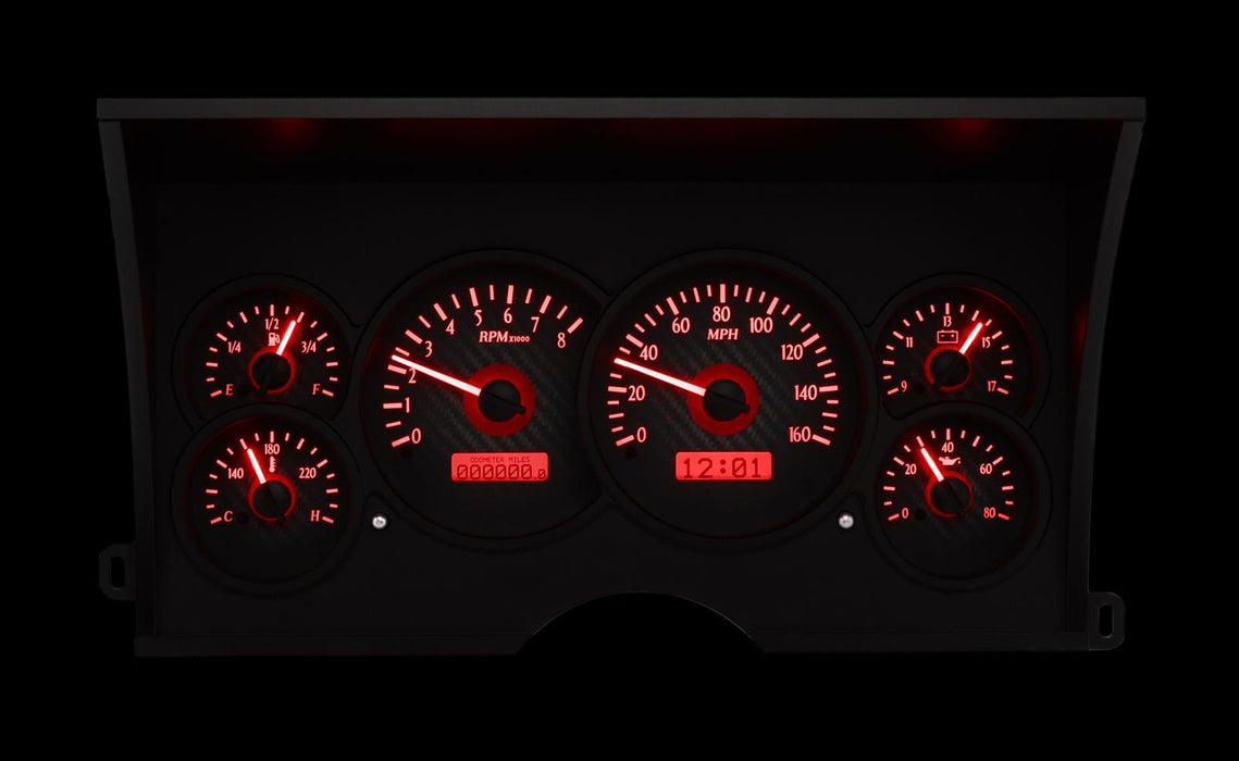 Dakota Digital Dakota Digital VHX Series Direct-Fit Analog Gauge Systems VHX-88C-PU-C-R Autofit
