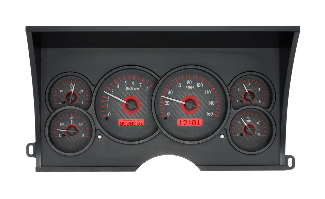 Dakota Digital Dakota Digital VHX Series Direct-Fit Analog Gauge Systems VHX-88C-PU-C-R Autofit