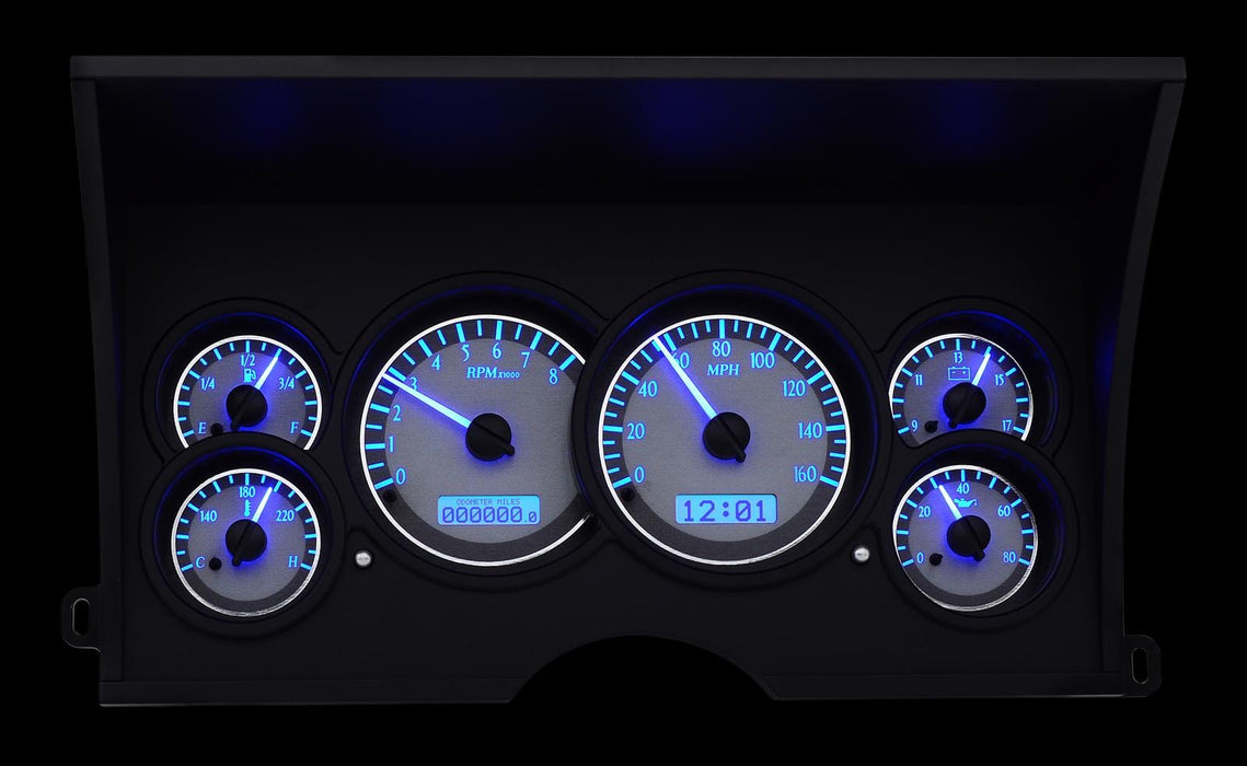 Dakota Digital Dakota Digital VHX Series Direct-Fit Analog Gauge Systems VHX-88C-PU-S-B Autofit