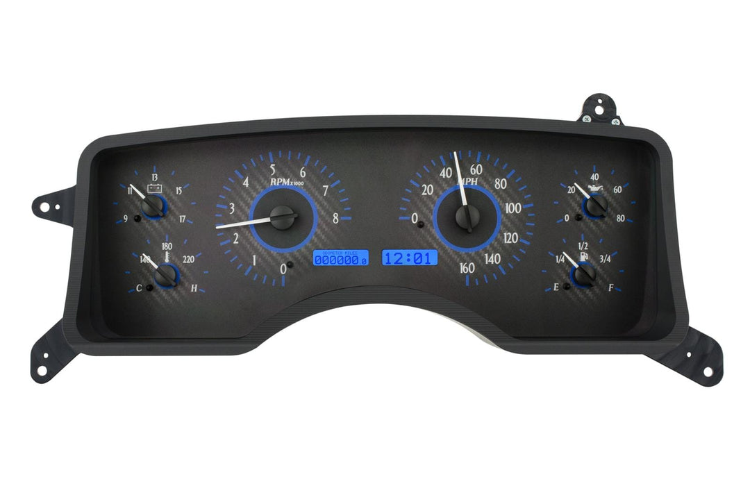 Dakota Digital Dakota Digital VHX Series Direct-Fit Analog Gauge Systems VHX-90F-MUS-C-B Autofit