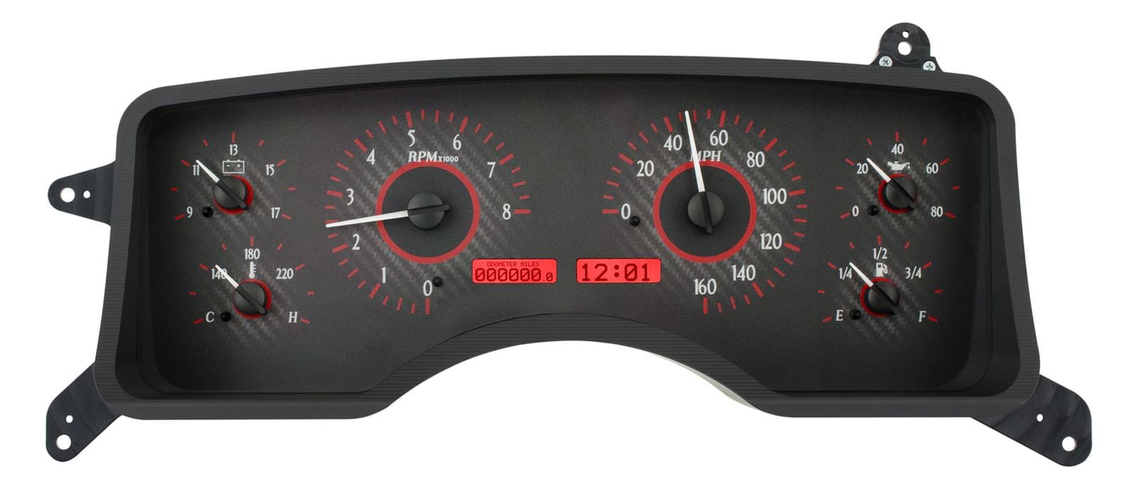 Dakota Digital Dakota Digital VHX Series Direct-Fit Analog Gauge Systems VHX-90F-MUS-C-R Autofit