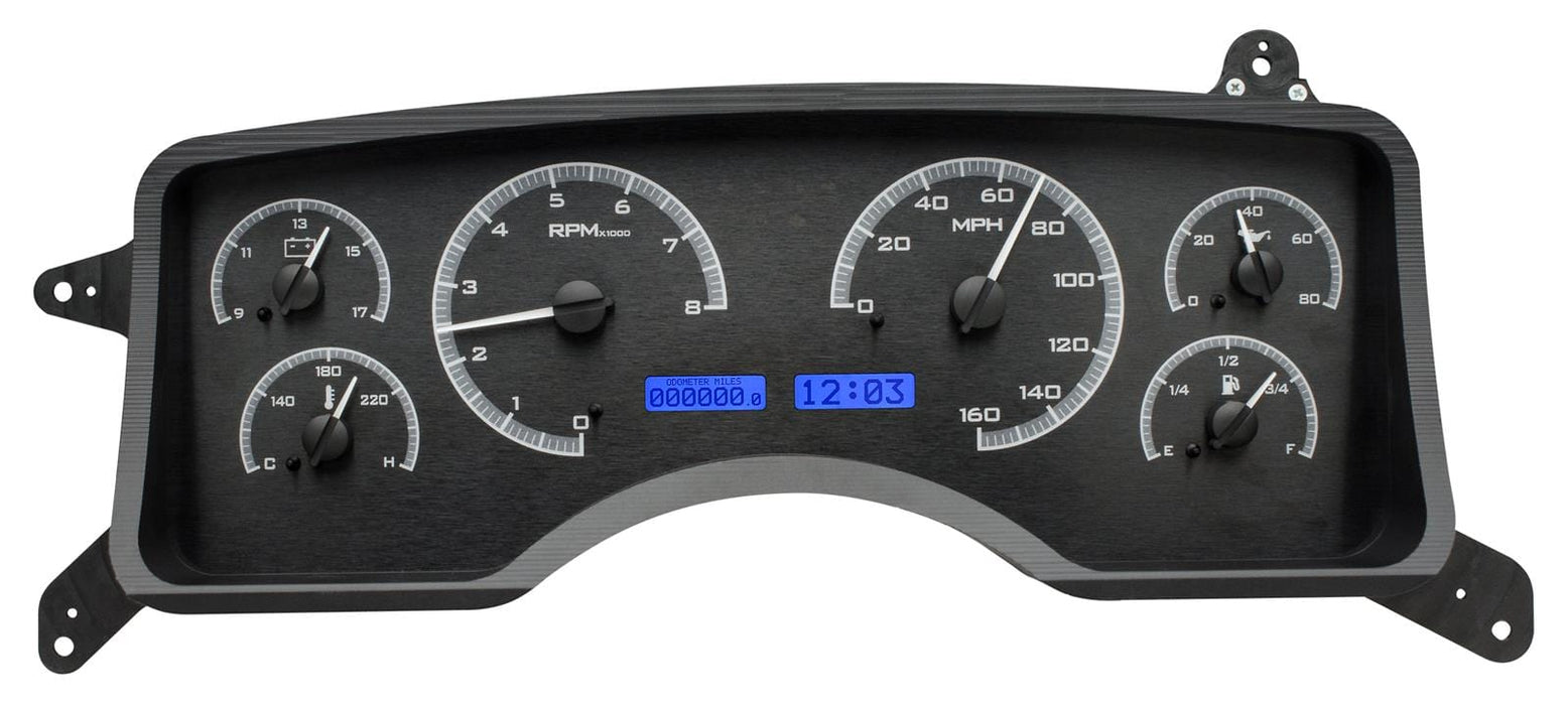 Dakota Digital Dakota Digital VHX Series Direct-Fit Analog Gauge Systems VHX-90F-MUS-K-B Autofit
