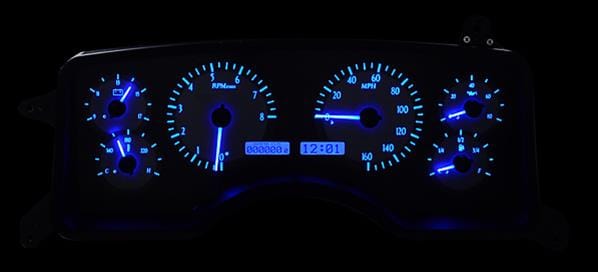 Dakota Digital Dakota Digital VHX Series Direct-Fit Analog Gauge Systems VHX-90F-MUS-K-W Autofit