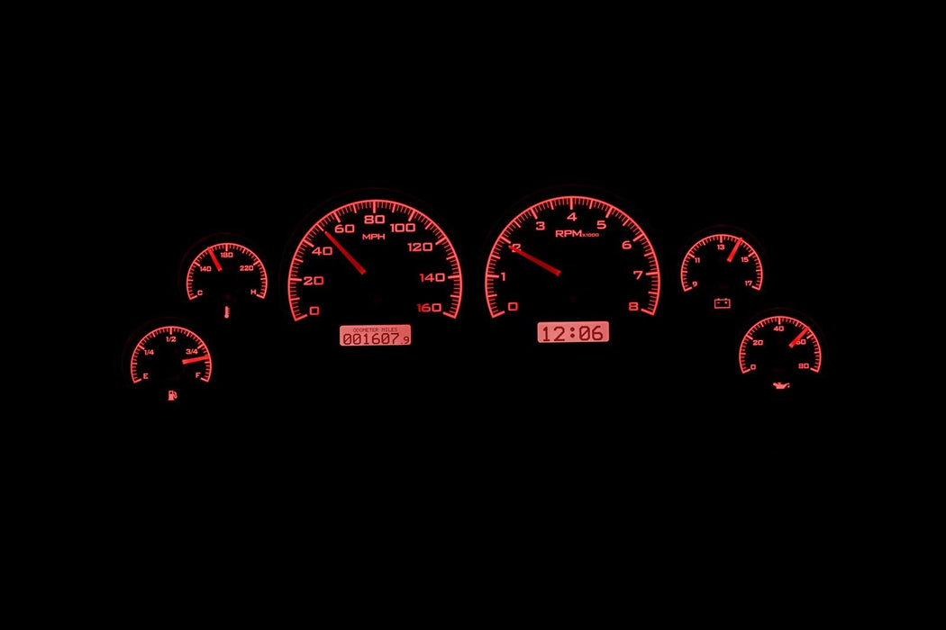 Dakota Digital Dakota Digital VHX Series Direct-Fit Analog Gauge Systems VHX-94F-MUS-K-R Autofit