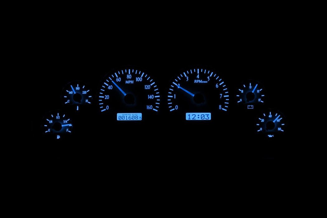 Dakota Digital Dakota Digital VHX Series Direct-Fit Analog Gauge Systems VHX-94F-MUS-S-B Autofit