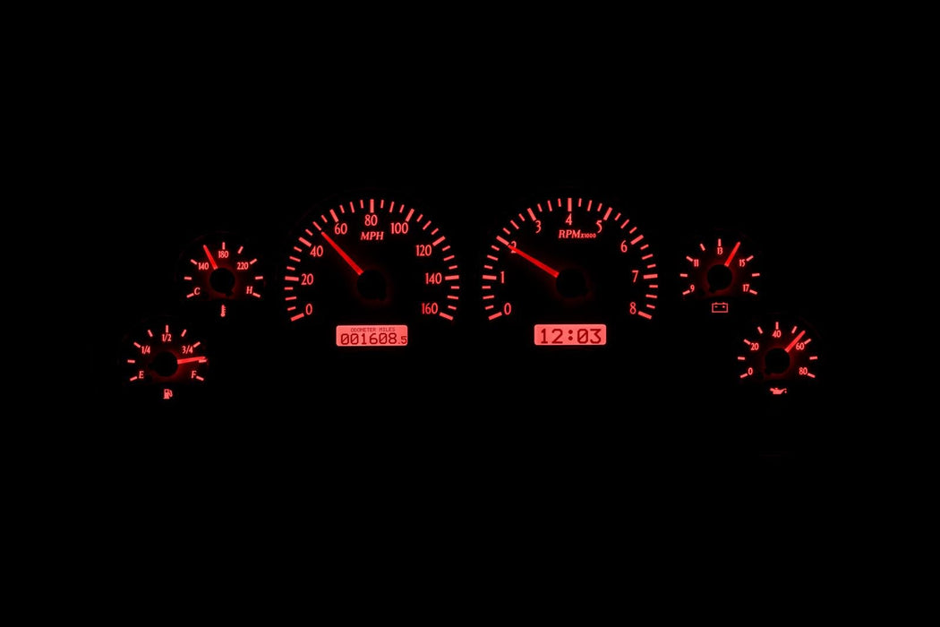 Dakota Digital Dakota Digital VHX Series Direct-Fit Analog Gauge Systems VHX-94F-MUS-S-R Autofit