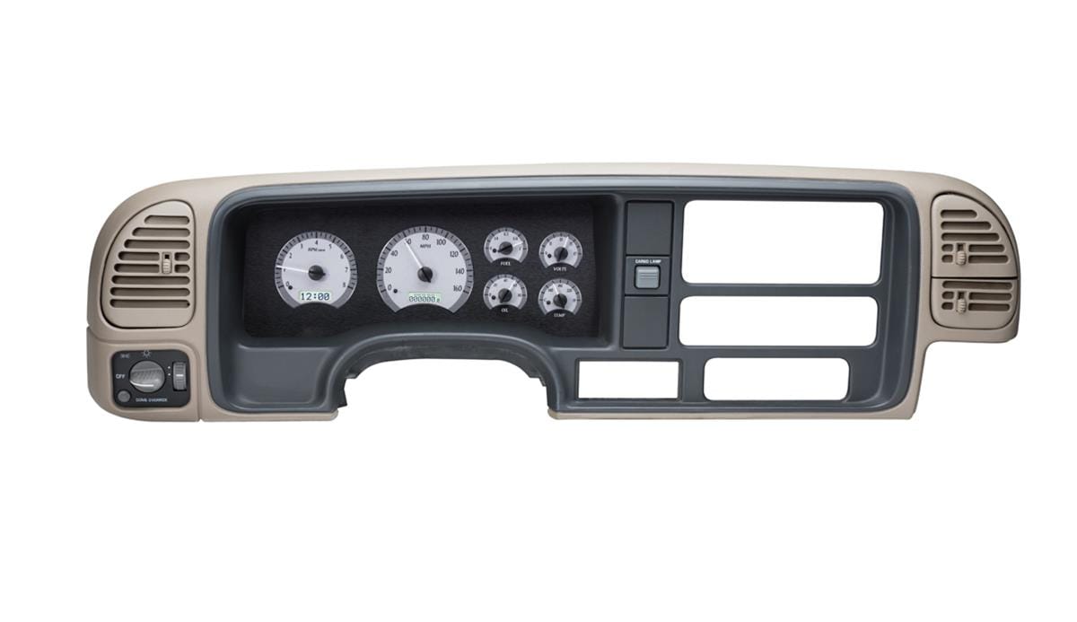 Dakota Digital Dakota Digital VHX Series Direct-Fit Analog Gauge Systems VHX-95C-PU-S-W Autofit