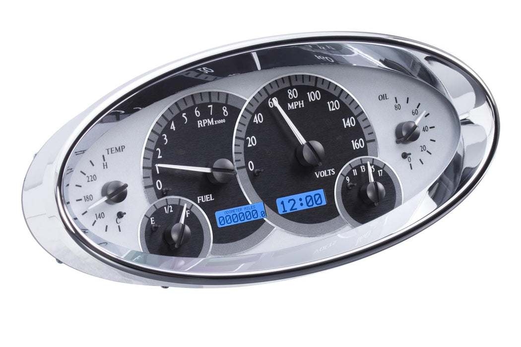 Dakota Digital Dakota Digital VHX Series Elliptical Analog Gauge Kits VHX-1017-S-B Autofit