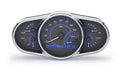 Dakota Digital Dakota Digital VHX Series Multi-Level Elliptical Analog Gauge Kits VHX-1016-C-B Autofit