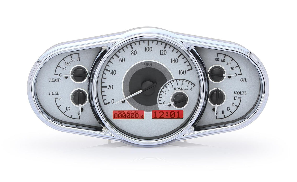 Dakota Digital Dakota Digital VHX Series Multi-Level Elliptical Analog Gauge Kits VHX-1016-S-R Autofit