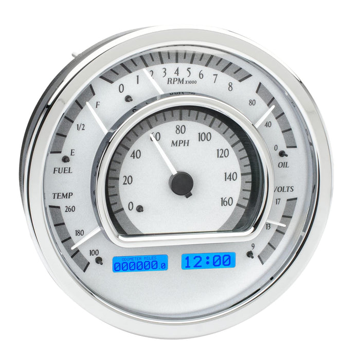 Dakota Digital Dakota Digital VHX Series Multi-Level Round Analog Gauge Kits VHX-1021-S-B Autofit