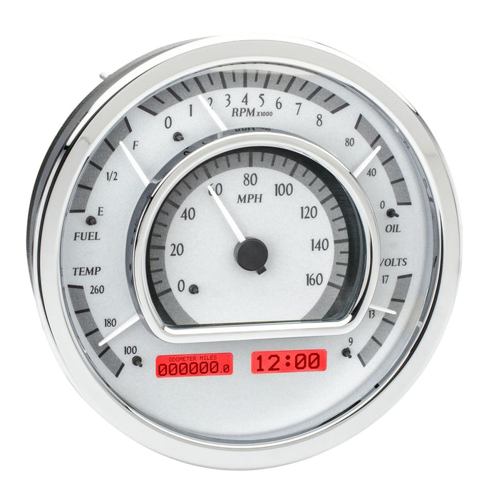 Dakota Digital Dakota Digital VHX Series Multi-Level Round Analog Gauge Kits VHX-1021-S-R Autofit
