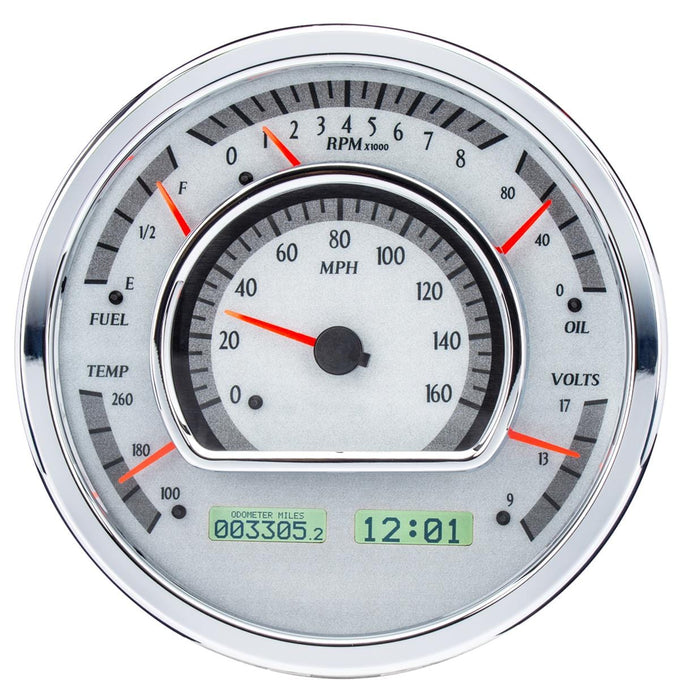 Dakota Digital Dakota Digital VHX Series Multi-Level Round Analog Gauge Kits VHX-1021-S-W Autofit