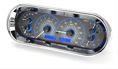 Dakota Digital Dakota Digital VHX Series Recessed Oval Analog Gauge Kits VHX-1018-C-B Autofit