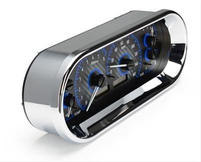 Dakota Digital Dakota Digital VHX Series Recessed Oval Analog Gauge Kits VHX-1018-C-B Autofit
