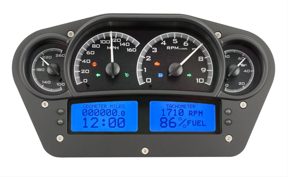 Dakota Digital Dakota Digital VHX Series Universal Race-Inspired Analog Gauge Kits VHX-1100-C-B Autofit