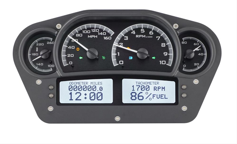 Dakota Digital Dakota Digital VHX Series Universal Race-Inspired Analog Gauge Kits VHX-1100-C-B Autofit