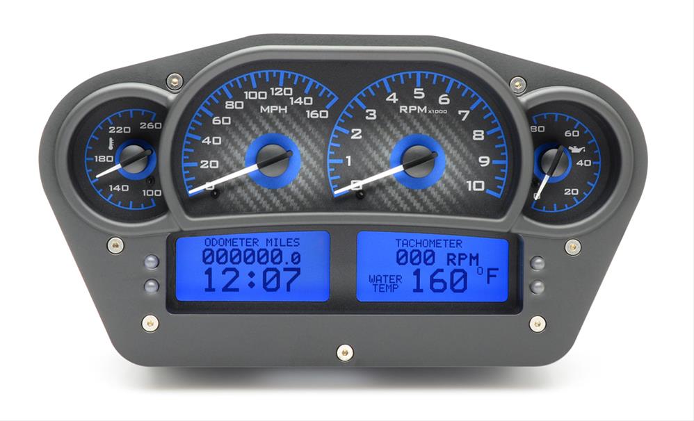 Dakota Digital Dakota Digital VHX Series Universal Race-Inspired Analog Gauge Kits VHX-1100-C-R Autofit