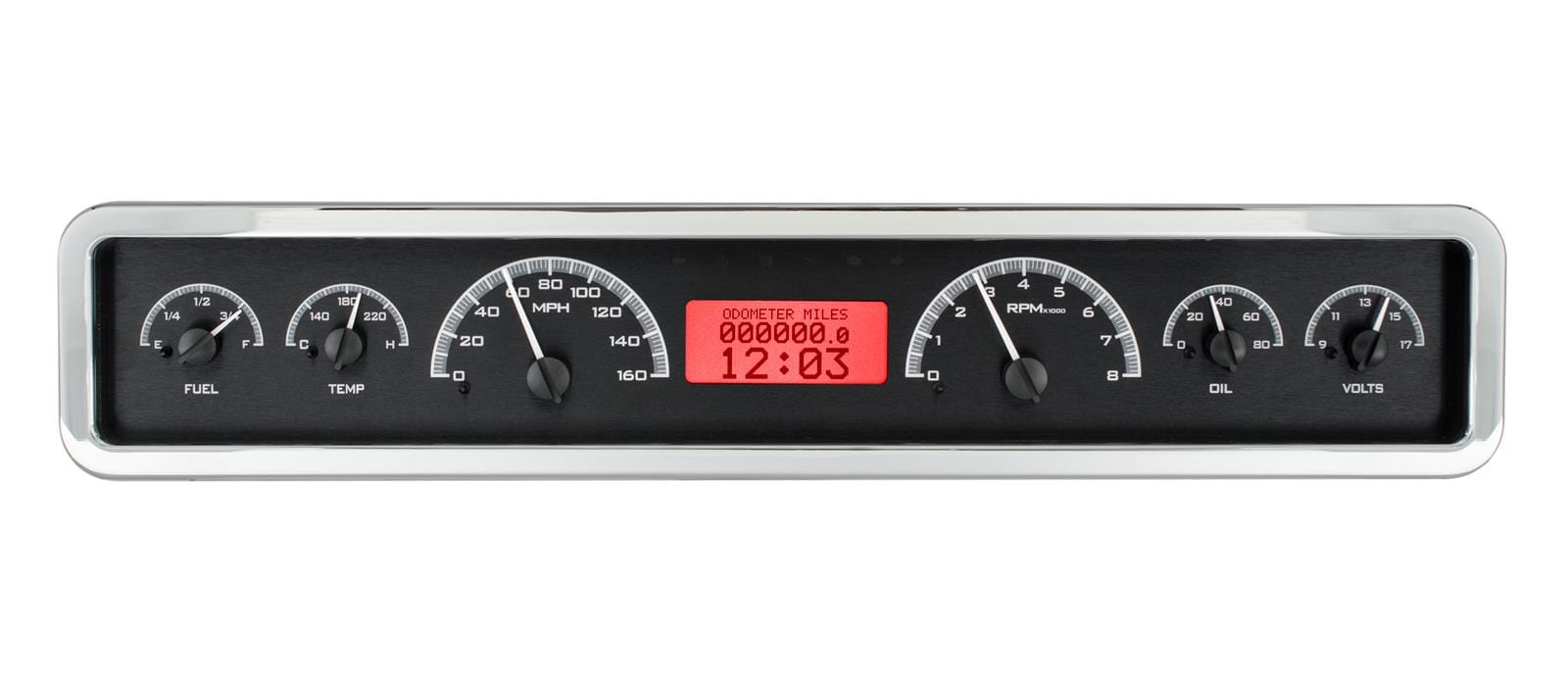 Dakota Digital Dakota Digital VHX Series Universal Rectangle Analog Gauge Kits VHX-1023-K-R Autofit