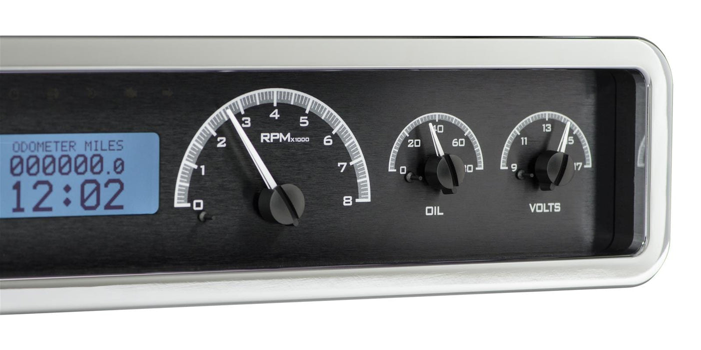 Dakota Digital Dakota Digital VHX Series Universal Rectangle Analog Gauge Kits VHX-1023-K-W Autofit