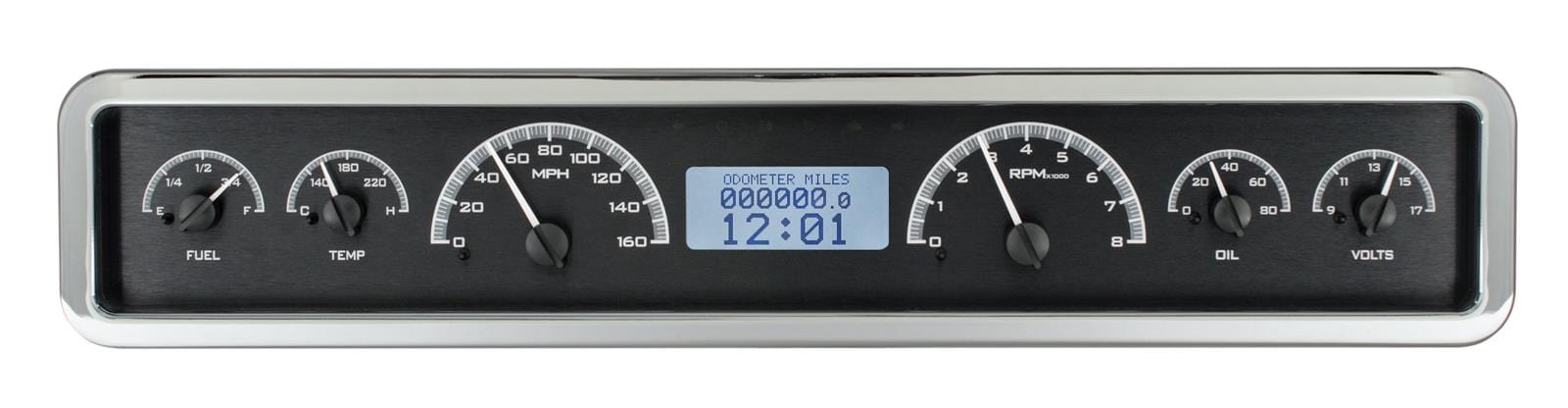 Dakota Digital Dakota Digital VHX Series Universal Rectangle Analog Gauge Kits VHX-1023-K-W Autofit