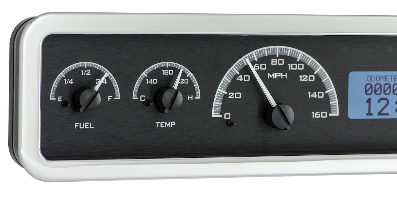 Dakota Digital Dakota Digital VHX Series Universal Rectangle Analog Gauge Kits VHX-1023-K-W Autofit