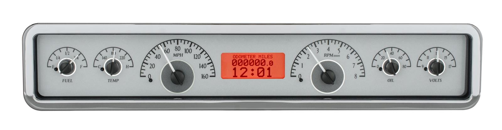 Dakota Digital Dakota Digital VHX Series Universal Rectangle Analog Gauge Kits VHX-1023-S-R Autofit