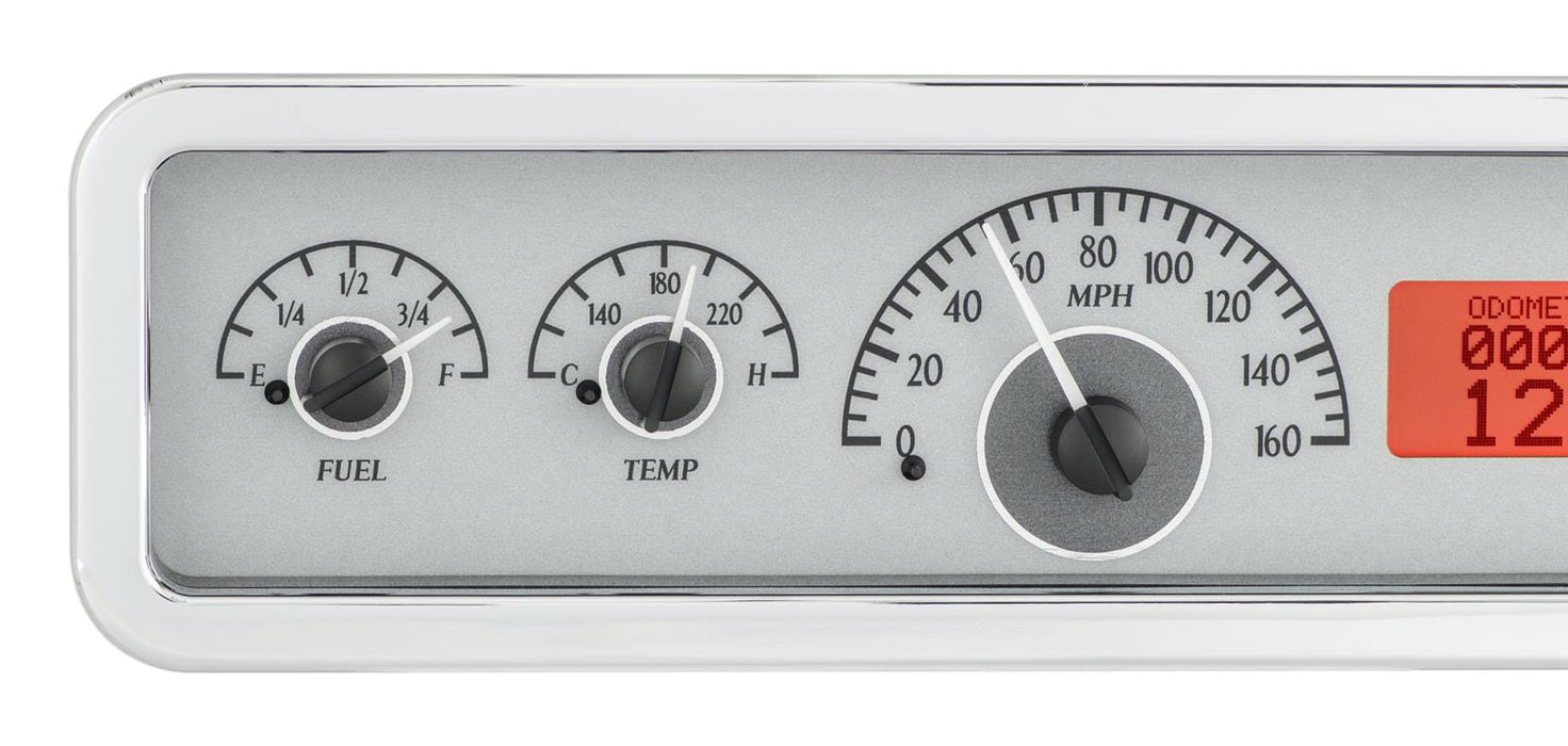 Dakota Digital Dakota Digital VHX Series Universal Rectangle Analog Gauge Kits VHX-1023-S-R Autofit
