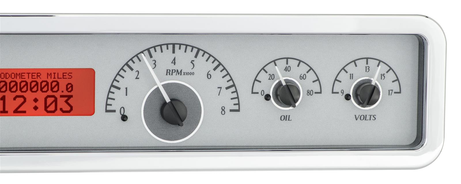 Dakota Digital Dakota Digital VHX Series Universal Rectangle Analog Gauge Kits VHX-1023-S-R Autofit