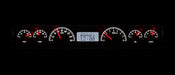 Dakota Digital Dakota Digital VHX Series Universal Rectangle Analog Gauge Kits VHX-1023-S-W Autofit