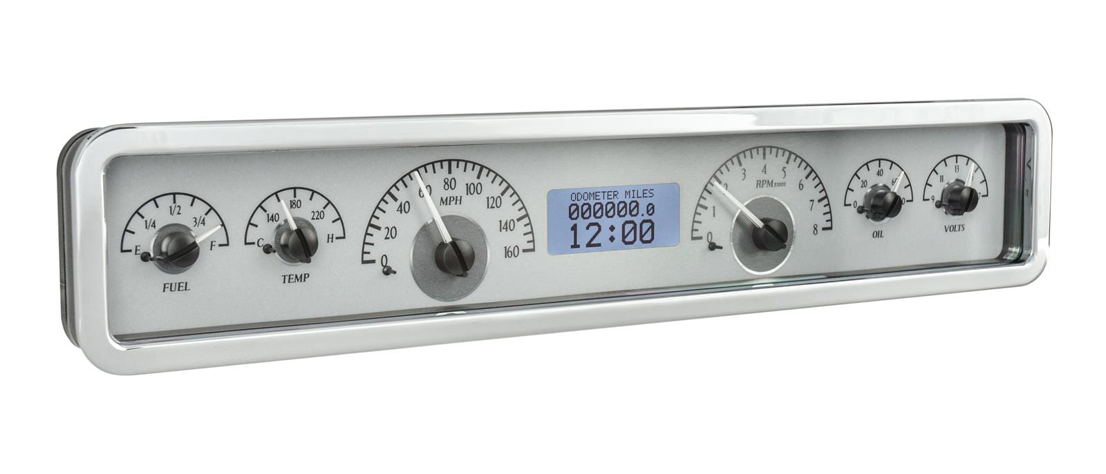 Dakota Digital Dakota Digital VHX Series Universal Rectangle Analog Gauge Kits VHX-1023-S-W Autofit