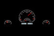 Dakota Digital Dakota Digital VHX Series Universal Round Analog Gauge Kits VHX-1013-K-W Autofit