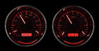 Dakota Digital Dakota Digital VHX Series Universal Round Analog Gauge Kits VHX-1014-C-R Autofit