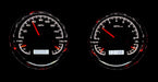 Dakota Digital Dakota Digital VHX Series Universal Round Analog Gauge Kits VHX-1014-K-W Autofit