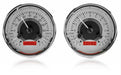 Dakota Digital Dakota Digital VHX Series Universal Round Analog Gauge Kits VHX-1014-S-W Autofit