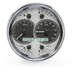 Dakota Digital Dakota Digital VHX Series Universal Round Analog Gauge Kits VHX-1019-S-W Autofit