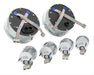 Dakota Digital Dakota Digital VHX Series Universal Round Analog Gauge Kits VHX-1024-K-B Autofit