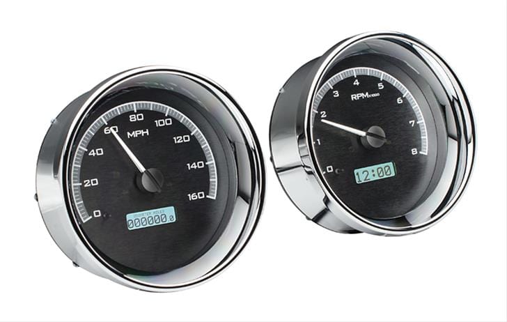 Dakota Digital Dakota Digital VHX Series Universal Round Analog Gauge Kits VHX-1024-S-W Autofit